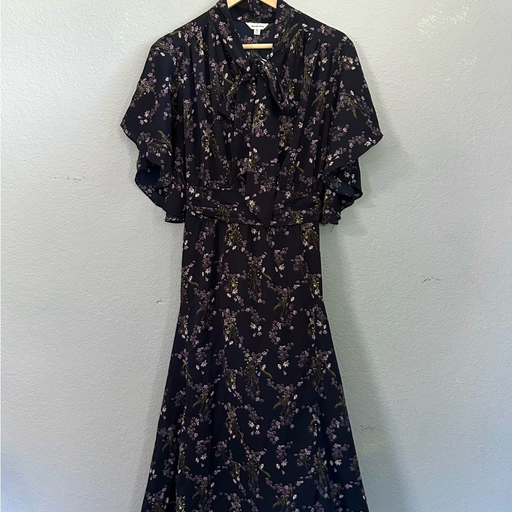 Nordstrom Max Studio Floral Midi Dress - Picture 4 of 10